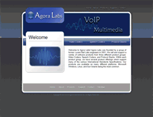 Tablet Screenshot of agoralabs.com